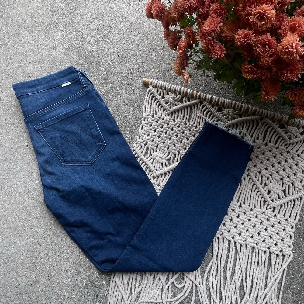 Mother Denim Size 28 - High Waisted Ankle Looker Fray